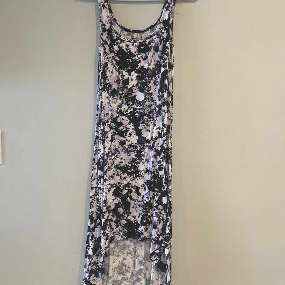 Marc New York Floral Sleeveless High-Low Dress